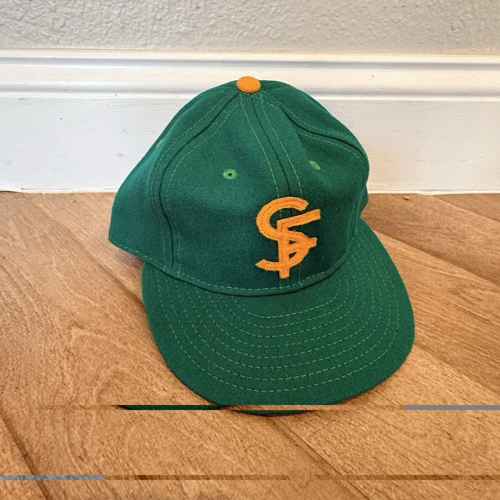 EFF University San Francisco Dons Baseball Cap Hat7 1/8 RARE Low Crown Ebbets
